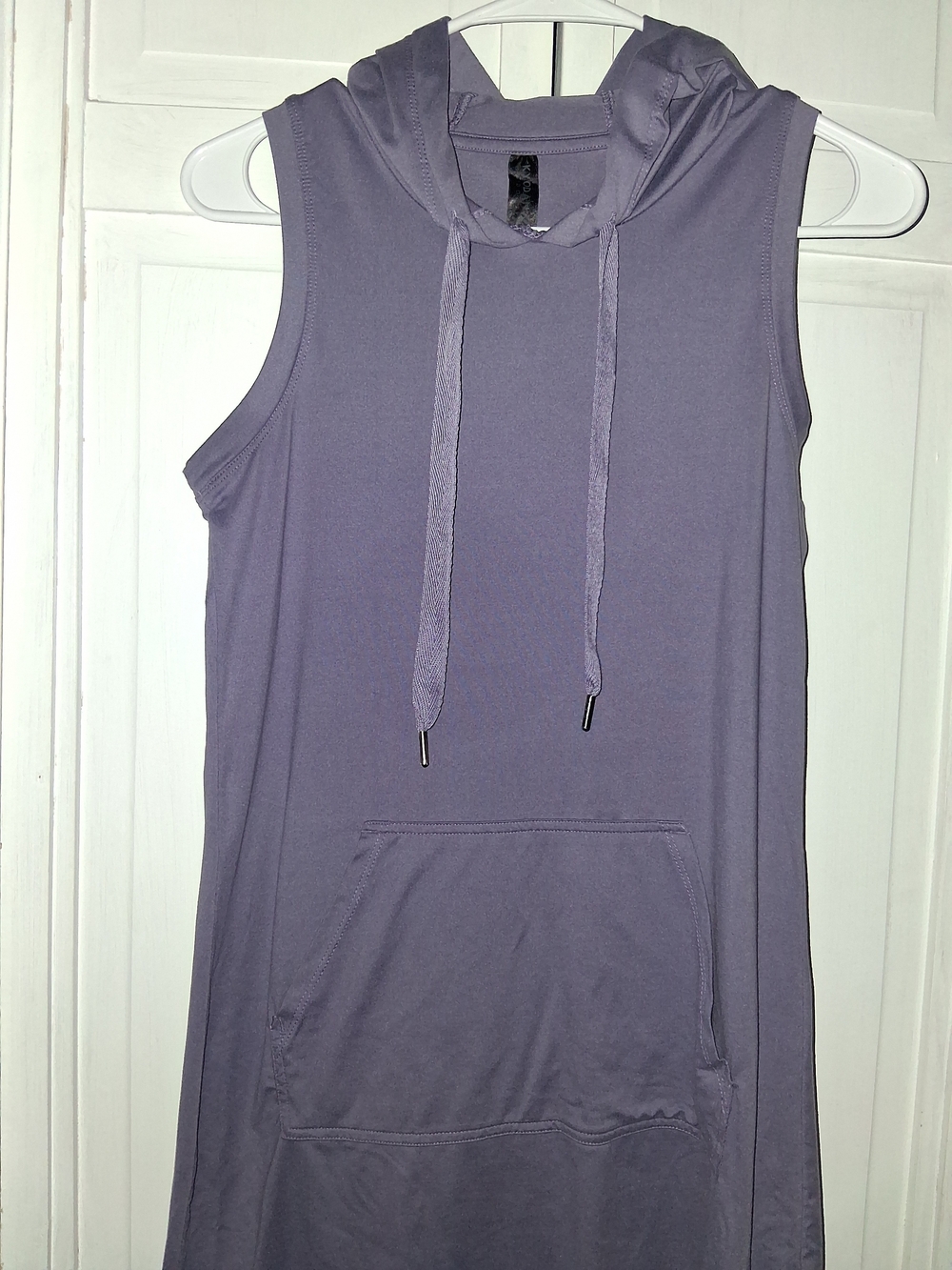 Kyodan Sleeveless Hooded Tunic in Light Lavender - Picture 3 of 9